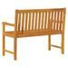 Banc de jardin 110 cm Bois d'acacia solide - Photo n°5