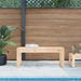 Banc de jardin 110x38x45 cm bois massif de pin - Photo n°2