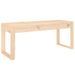 Banc de jardin 110x38x45 cm bois massif de pin - Photo n°1