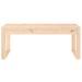 Banc de jardin 110x38x45 cm bois massif de pin - Photo n°3