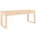 Banc de jardin 110x38x45 cm bois massif de pin - Photo n°5