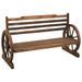 Banc de jardin 112 cm Bois de sapin massif - Photo n°1