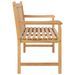 Banc de jardin 114 cm Bois de teck solide - Photo n°3