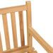 Banc de jardin 114 cm Bois de teck solide - Photo n°4