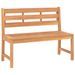 Banc de jardin 114 cm Bois de teck solide - Photo n°2