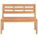 Banc de jardin 114 cm Bois de teck solide - Photo n°3