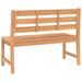 Banc de jardin 114 cm Bois de teck solide - Photo n°5