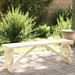 Banc de jardin 115 cm bois de sapin massif - Photo n°2