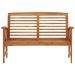 Banc de jardin 119 cm Bois d'acacia solide - Photo n°2