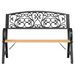 Banc de jardin 120 cm bois - Photo n°4