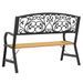 Banc de jardin 120 cm bois - Photo n°6