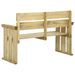 Banc de jardin 121 cm Bois de pin imprégné - Photo n°4