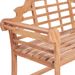 Banc de jardin 127x58,5x92,5 cm Bois massif de teck - Photo n°4