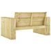 Banc de jardin 139 cm Bois de pin imprégné - Photo n°5