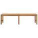 Banc de jardin 150 cm bois de teck massif - Photo n°3