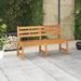 Banc de jardin 150 cm bois de teck massif - Photo n°1