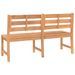 Banc de jardin 150 cm bois de teck massif - Photo n°5