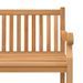 Banc de jardin 150 cm bois de teck massif - Photo n°6