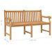 Banc de jardin 150 cm bois de teck massif - Photo n°7