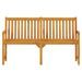 Banc de jardin 150 cm Bois solide d'acacia - Photo n°3