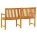 Banc de jardin 150 cm Bois solide d'acacia - Photo n°5