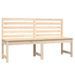 Banc de jardin 157,5 cm bois massif de pin - Photo n°1