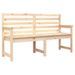 Banc de jardin 159,5x48x91,5 cm bois massif de pin - Photo n°1