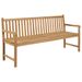 Banc de jardin 175 cm Bois de teck solide - Photo n°1
