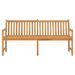 Banc de jardin 180 cm Bois de teck solide - Photo n°2