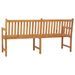 Banc de jardin 180 cm Bois de teck solide - Photo n°3