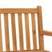 Banc de jardin 180 cm Bois de teck solide - Photo n°6