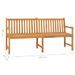 Banc de jardin 180 cm Bois de teck solide - Photo n°7