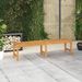 Banc de jardin 180 cm bois de teck solide - Photo n°1