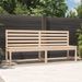 Banc de jardin 201,5 cm bois massif de pin - Photo n°1