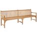Banc de jardin 228 cm Bois de teck solide - Photo n°1