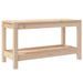 Banc de jardin 82,5x35x45 cm bois massif de pin - Photo n°1