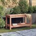 Banc de jardin 82,5x35x45 cm bois massif Douglas - Photo n°2