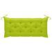 Banc de jardin avec coussin 120 cm Bambou 11 - Photo n°8