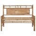 Banc de jardin avec coussin 120 cm Bambou 27 - Photo n°3