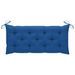 Banc de jardin avec coussin 120 cm Bambou 27 - Photo n°8