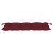 Banc de jardin avec coussin 120 cm Bambou 26 - Photo n°7