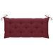 Banc de jardin avec coussin 120 cm Bambou 26 - Photo n°8