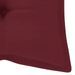 Banc de jardin avec coussin 120 cm Bambou 26 - Photo n°9