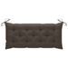 Banc de jardin avec coussin 120 cm Bambou 9 - Photo n°8