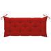 Banc de jardin avec coussin 120 cm Bambou 25 - Photo n°8