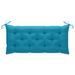 Banc de jardin avec coussin 120 cm Bambou 23 - Photo n°8