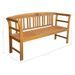 Banc de jardin avec coussin 157 cm Bois d'acacia massif 26 - Photo n°10