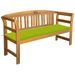 Banc de jardin avec coussin 157 cm Bois d'acacia massif 22 - Photo n°1