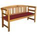 Banc de jardin avec coussin 157 cm Bois d'acacia massif 20 - Photo n°1