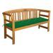 Banc de jardin avec coussin 157 cm Bois d'acacia massif 27 - Photo n°1